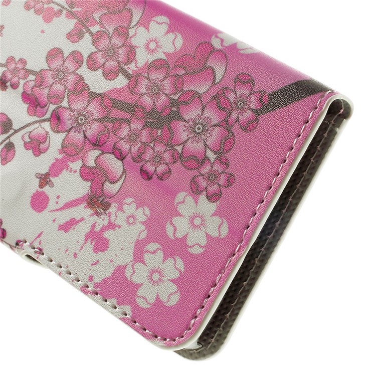 Plum Blossom Stand Leather Magnetic Case for Samsung Galaxy A3 SM-A300F-7