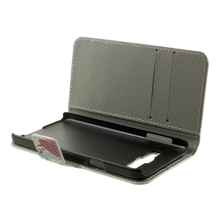Elegant Lotus Wallet Leather Stand Case Cover for Samsung Galaxy A3 SM-A300F-10