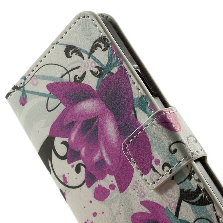 Elegant Lotus Wallet Leather Stand Case Cover for Samsung Galaxy A3 SM-A300F-7