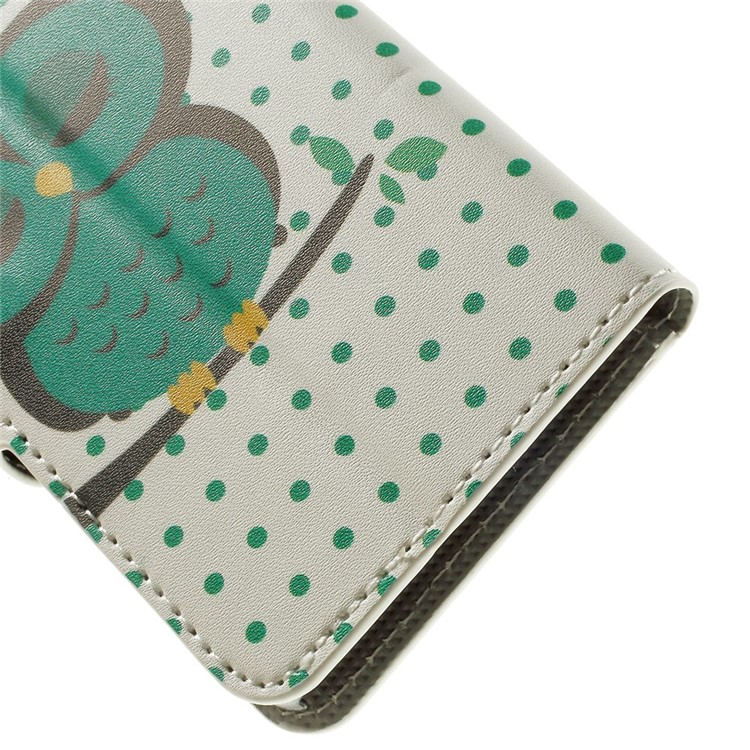 Sleeping Owl on the Branch Wallet Leather Stand Cover for Samsung Galaxy A3 SM-A300F-7