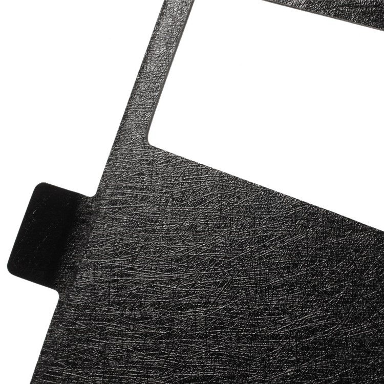 Silk Texture Dual View Windows Folio Leather Stand Case for Samsung Galaxy A3 SM-A300F - Black-7