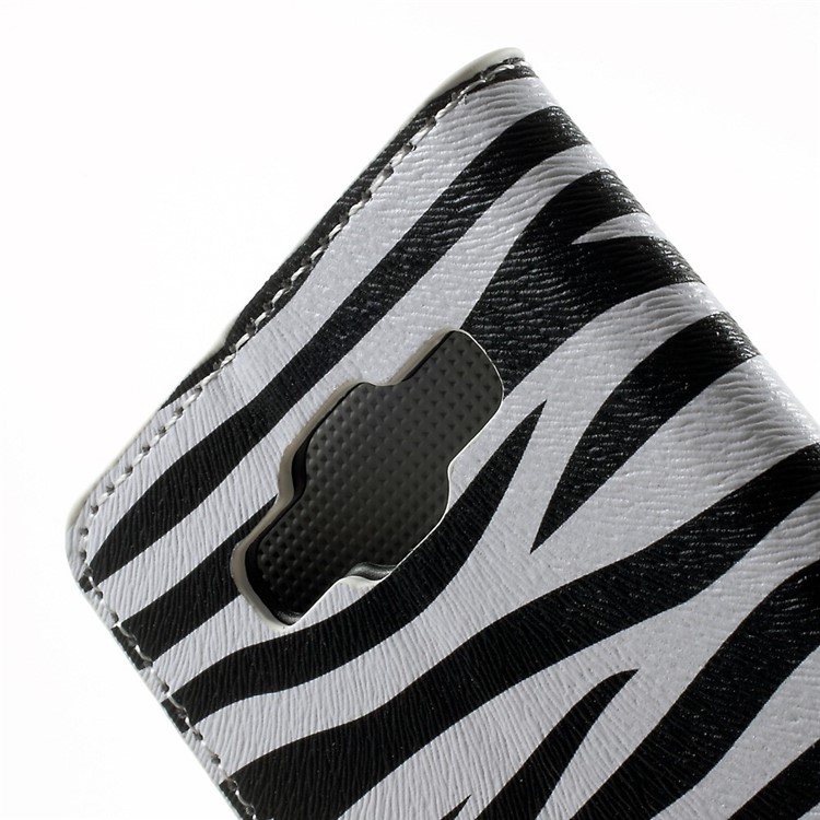 Zebra Stripes Flip Leather Wallet Stand Case for Samsung Galaxy A5 SM-A500F-6