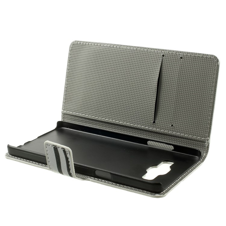 Zebra Stripes Flip Leather Wallet Stand Case for Samsung Galaxy A5 SM-A500F-9
