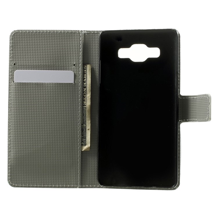 Plum Blossom Flip Leather Wallet Stand Case for Samsung Galaxy A5 SM-A500F-4