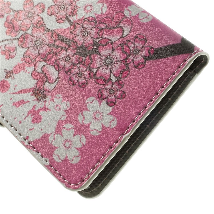 Plum Blossom Flip Leather Wallet Stand Case for Samsung Galaxy A5 SM-A500F-8