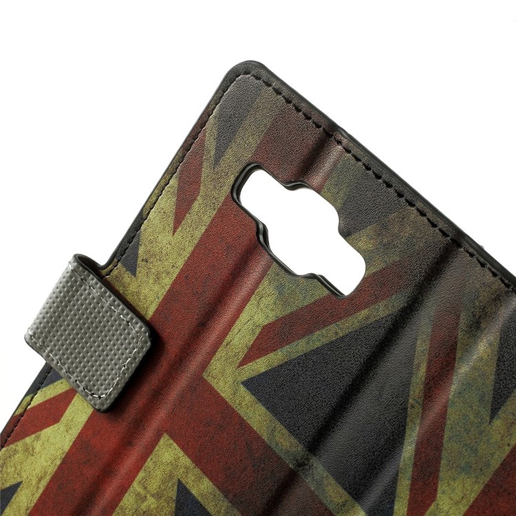 Vintage Union Jack Flag Leather Wallet Stand Cover for Samsung Galaxy A5 SM-A500F-6