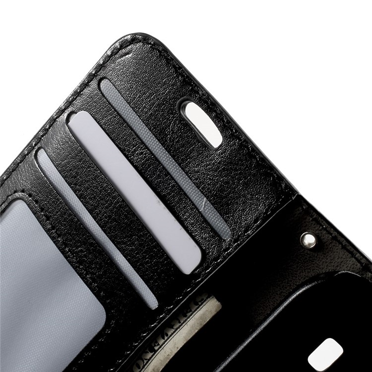 Crazy Horse Texture Leather Wallet Case for Samsung Galaxy Ace Style LTE G357FZ / Ace 4 G357FZ - Black-6