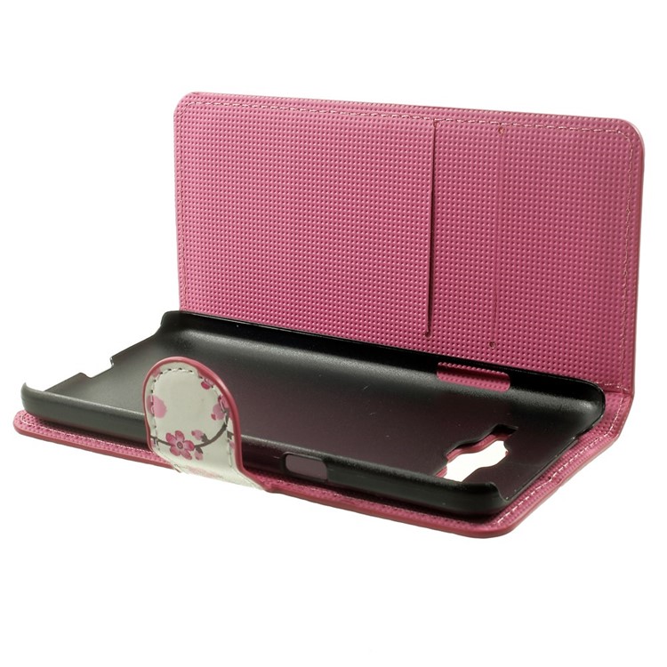 Plum Blossom Wallet Leather Case for Samsung Grand Prime SM-530H w/ Stand-6