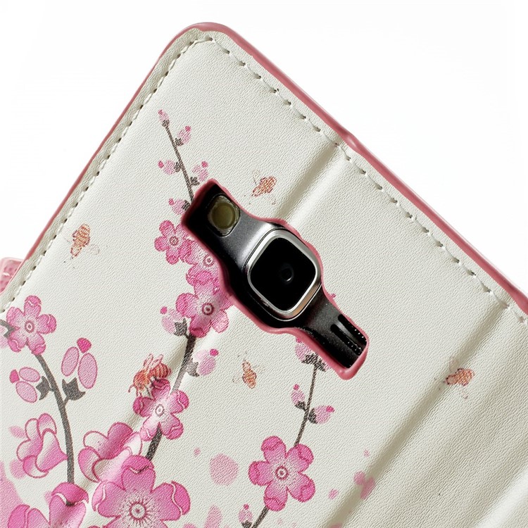 Plum Blossom Wallet Leather Case for Samsung Grand Prime SM-530H w/ Stand-8
