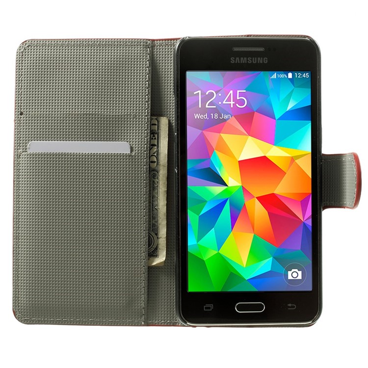 UK Flag Wallet Leather Case for Samsung Grand Prime SM-530H w/ Stand-5
