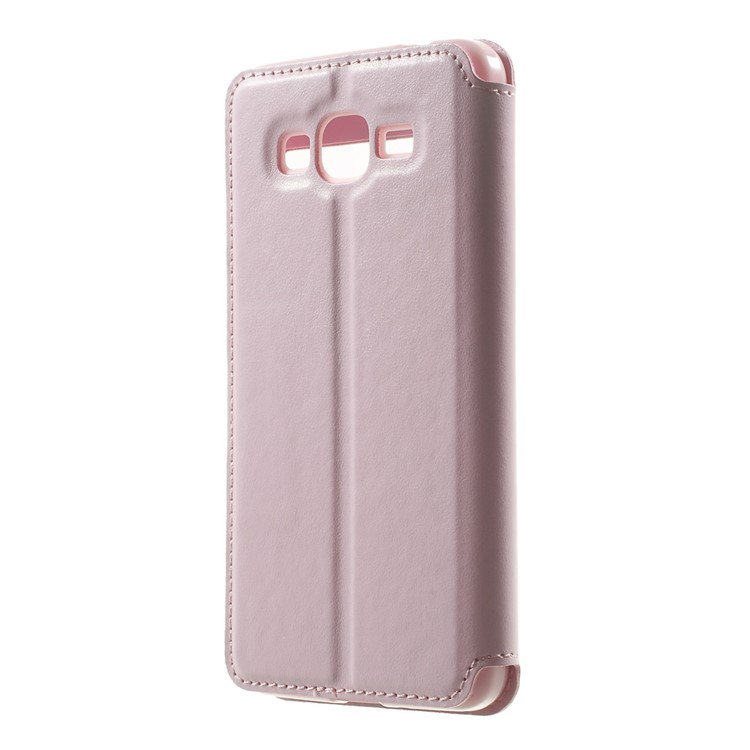 ROAR KOREA Noble View Window for Samsung Galaxy Grand Prime SM-G530H Stand Leather Case - Pink-2