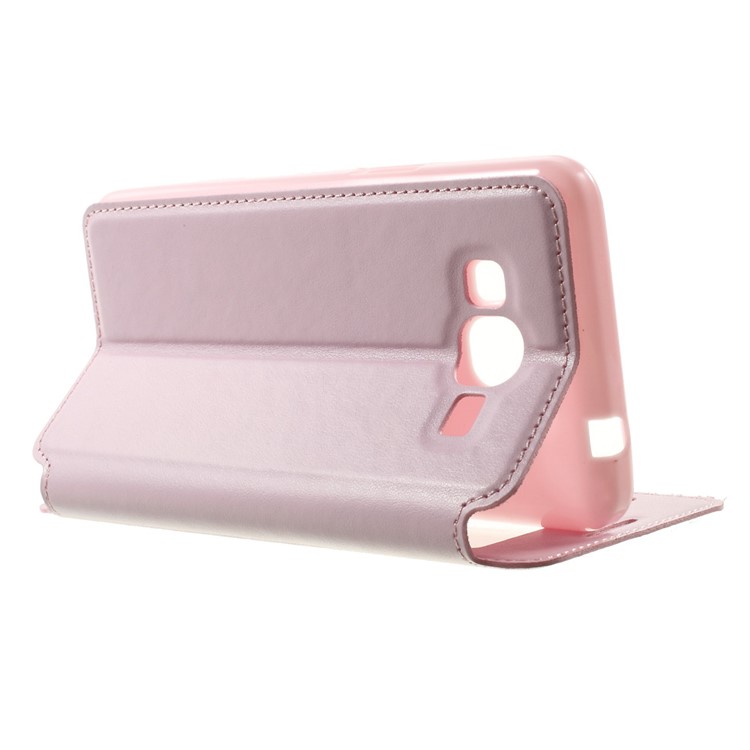 ROAR KOREA Noble View Window for Samsung Galaxy Grand Prime SM-G530H Stand Leather Case - Pink-3