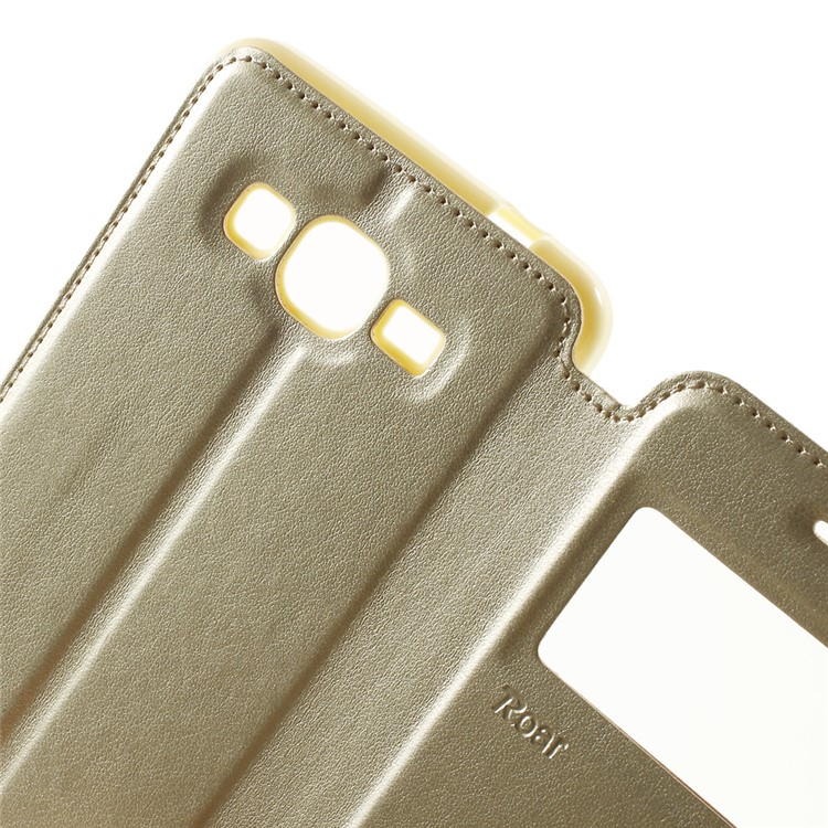ROAR KOREA Noble View Window for Samsung Galaxy Grand Prime SM-G530H Leather Stand Case Cover - Champagne-6