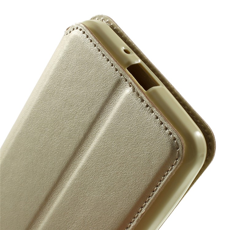 ROAR KOREA Noble View Window for Samsung Galaxy Grand Prime SM-G530H Leather Stand Case Cover - Champagne-8
