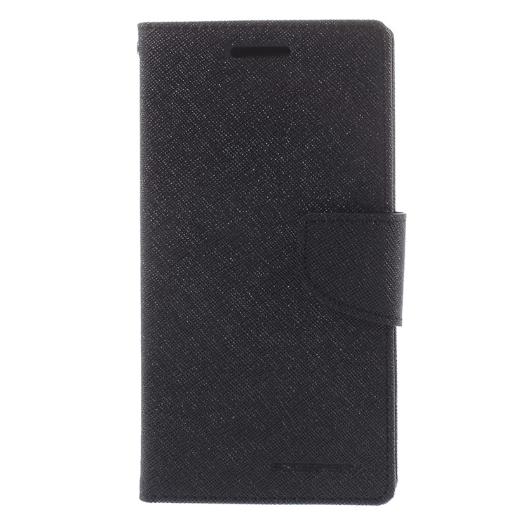 MERCURY Goospery Fancy Diary for Samsung Galaxy Grand Prime SM-G530H Wallet Leather Stand Case - Black-3