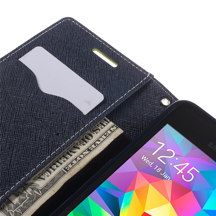 MERCURY Goospery Fancy Diary for Samsung Galaxy Grand Prime SM-G530H Wallet Leather Stand Case Cover - Green-9