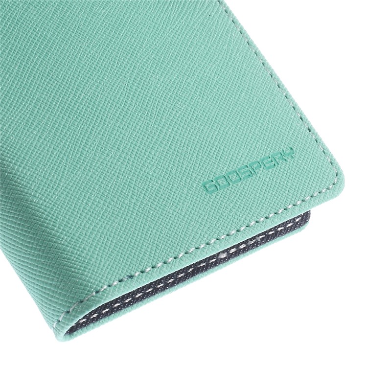 MERCURY Goospery Fancy Diary for Samsung Galaxy Grand Prime SM-G530H Wallet Leather Stand Cover Case - Cyan-7
