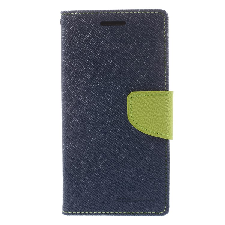 MERCURY Goospery Fancy Diary for Samsung Galaxy Grand Prime SM-G530H Stand Leather Magnetic Case - Dark Blue-3