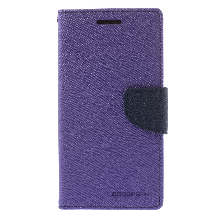 MERCURY Goospery Fancy Diary for Samsung Galaxy Grand Prime SM-G530H Wallet Leather Stand Cover - Purple-3
