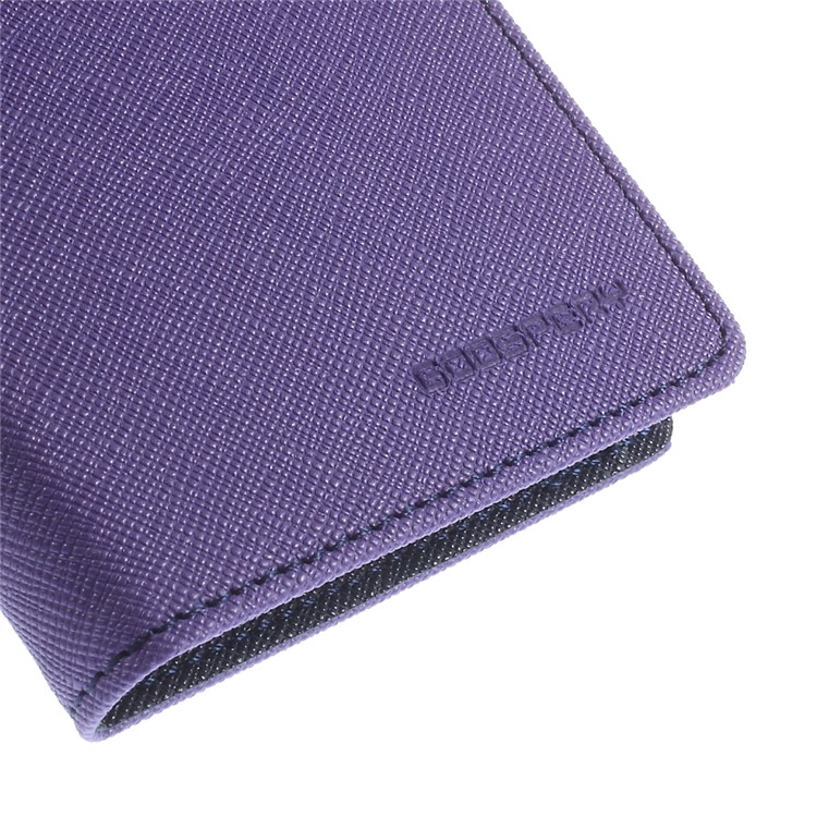 MERCURY Goospery Fancy Diary for Samsung Galaxy Grand Prime SM-G530H Wallet Leather Stand Cover - Purple-8