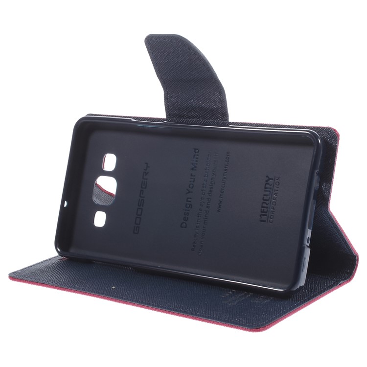 Mercury GOOSPERY for Samsung Galaxy A5 SM-A500F Fancy Diary Case PU Leather Cover Stand - Rose-4
