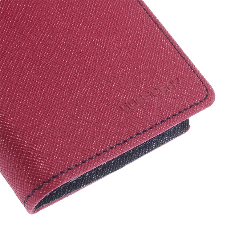 Mercury GOOSPERY for Samsung Galaxy A5 SM-A500F Fancy Diary Case PU Leather Cover Stand - Rose-7