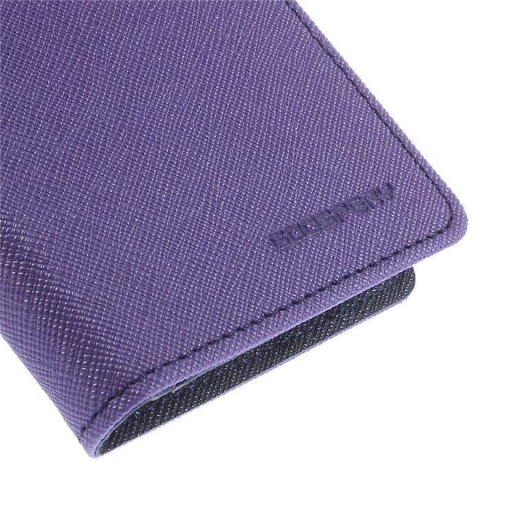 For Samsung Galaxy A5 SM-A500F Mercury GOOSPERY Fancy Diary Case Wallet Leather Cover - Purple-8