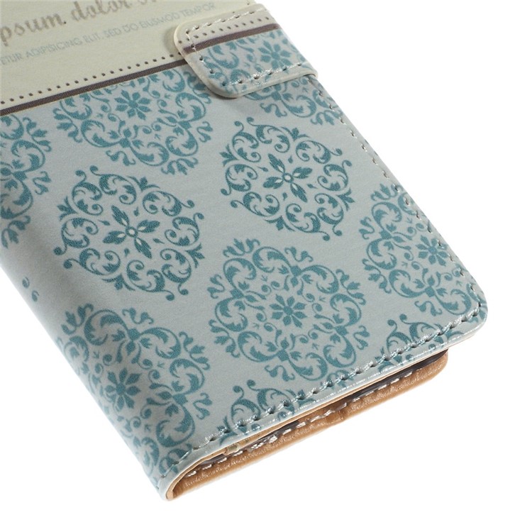 Crown & Flowers for Samsung Galaxy Alpha SM-G850F SM-G850A Wallet Leather Stand Cover-7