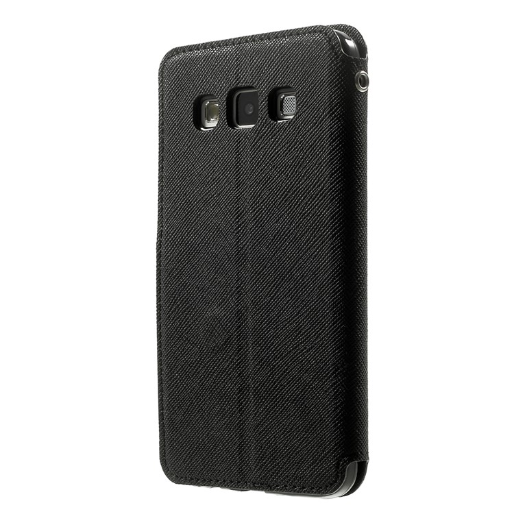 ROAR KOREA for Samsung Galaxy A3 SM-A300F Diary Leather Stand Case with View Window - Black-2