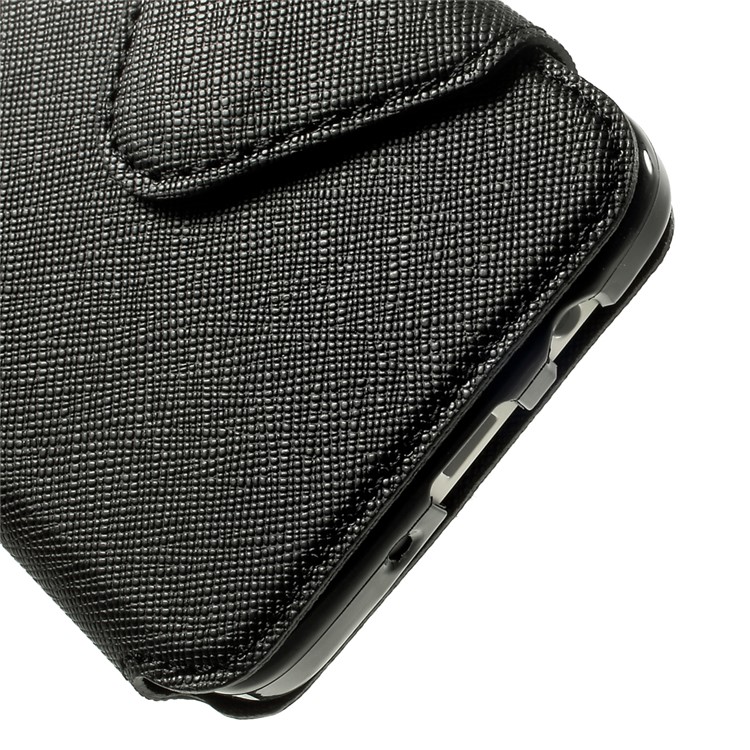ROAR KOREA for Samsung Galaxy A3 SM-A300F Diary Leather Stand Case with View Window - Black-7