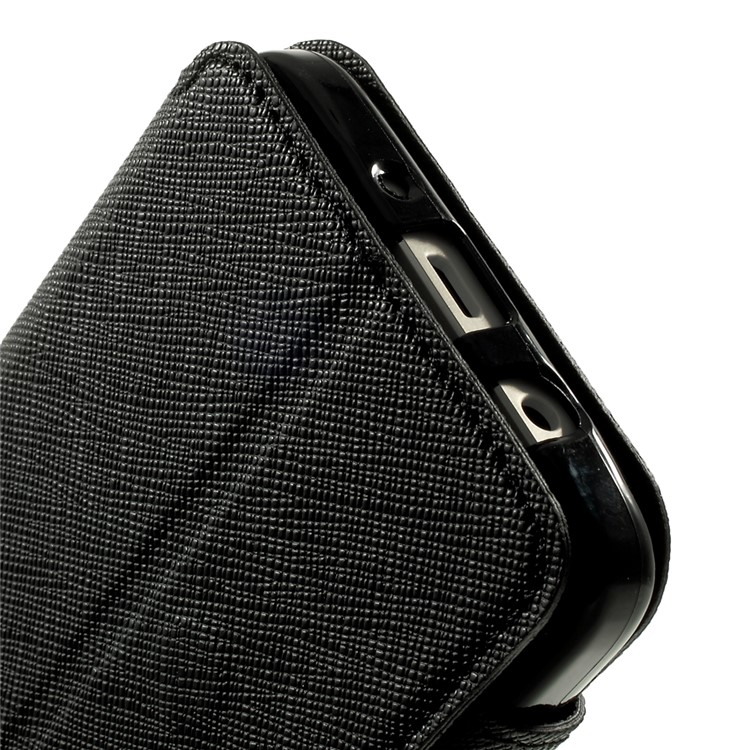 ROAR KOREA for Samsung Galaxy A3 SM-A300F Diary Leather Stand Case with View Window - Black-8