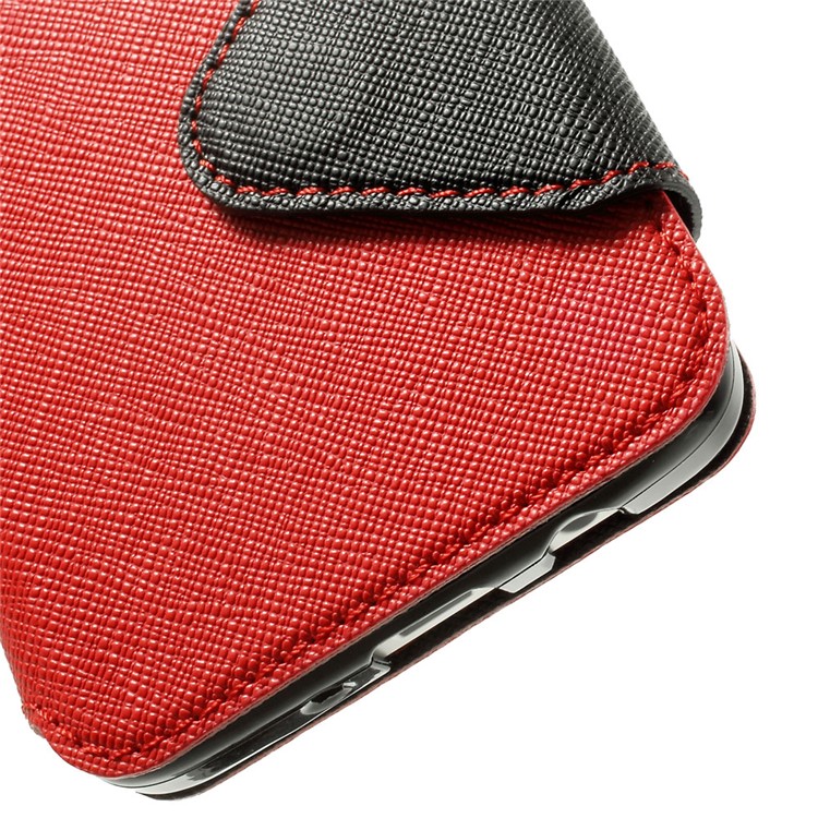 ROAR KOREA for Samsung Galaxy A3 SM-A300F Diary Leather Stand Case with View Window - Red-7