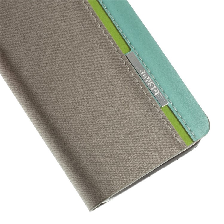 Contrast Color Leather Card Holder Cover for Samsung Galaxy A3 A300F w/ Stand - Grey-9