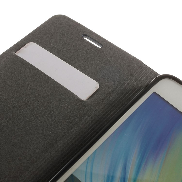 Contrast Color Leather Stand Case for Samsung Galaxy A3 A300F w/ Card Slot - Blue-8