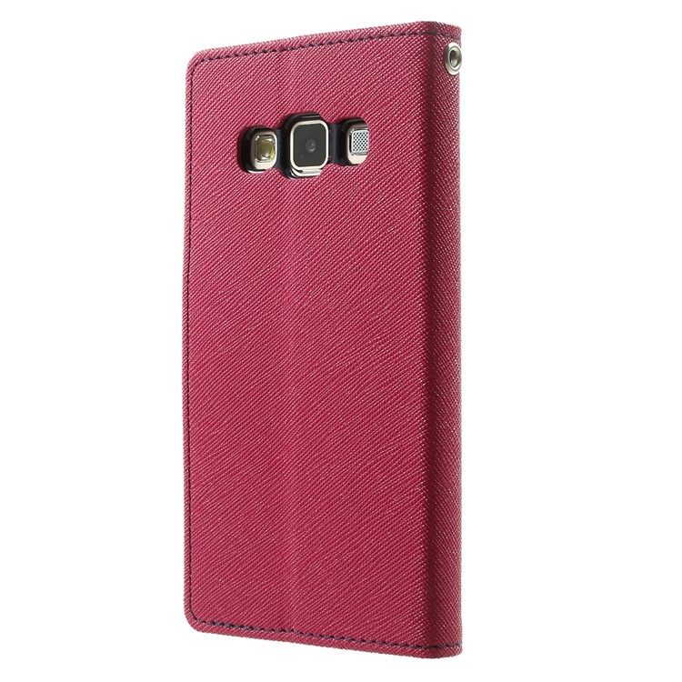 Mercury GOOSPERY for Samsung Galaxy A3 SM-A300F Fancy Diary Stand Leather Wallet Case - Rose-2