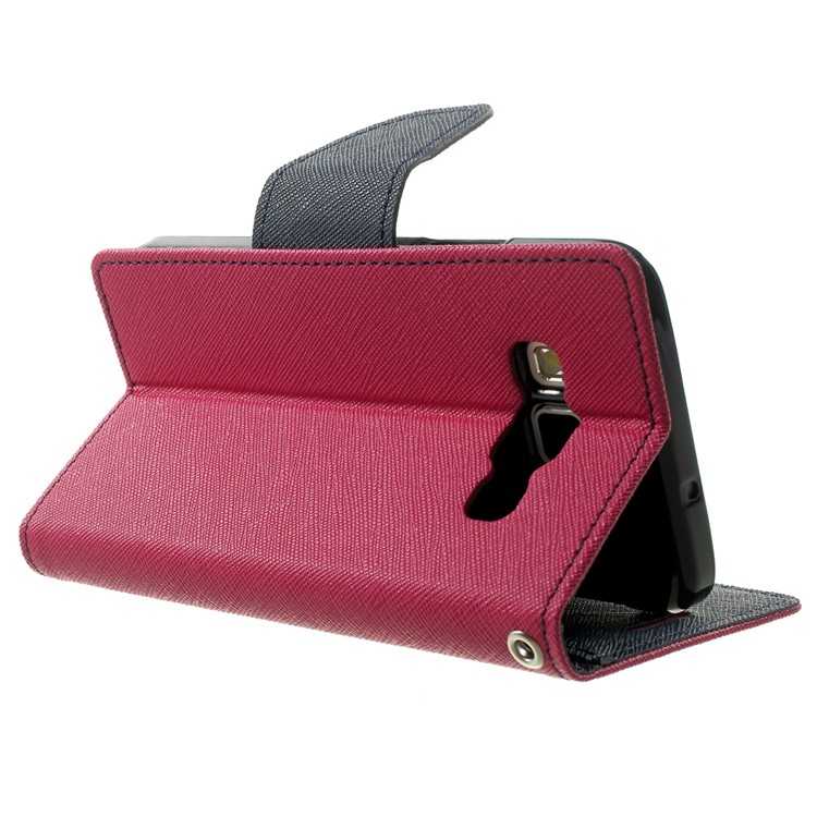 Mercury GOOSPERY for Samsung Galaxy A3 SM-A300F Fancy Diary Stand Leather Wallet Case - Rose-4