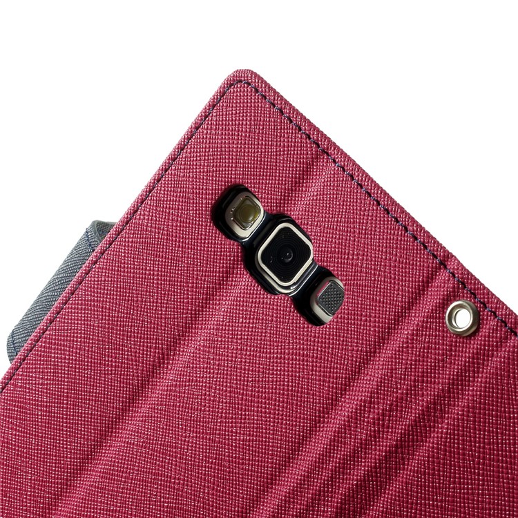 Mercury GOOSPERY for Samsung Galaxy A3 SM-A300F Fancy Diary Stand Leather Wallet Case - Rose-7