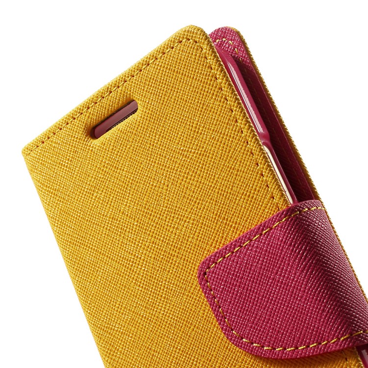 Mercury GOOSPERY Fancy Diary Leather Protective Case for Samsung Galaxy A3 SM-A300F - Orange-8