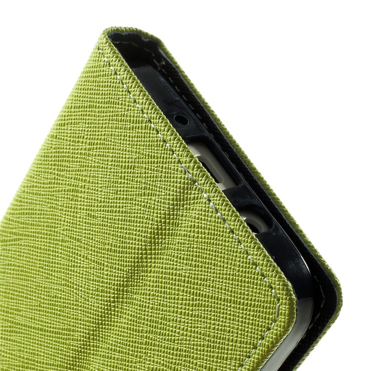 Mercury GOOSPERY Fancy Diary Leather Bracket Case for Samsung Galaxy A3 SM-A300F - Green-8