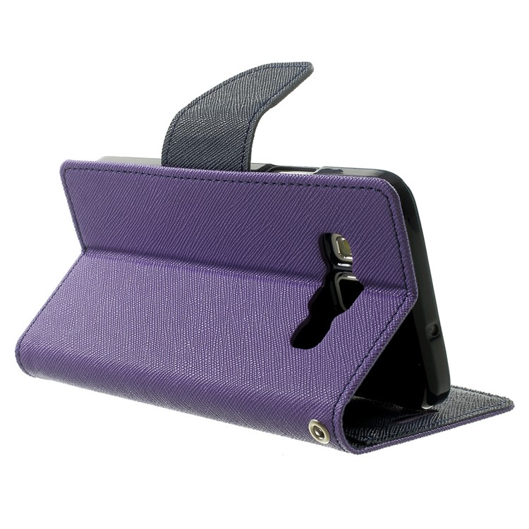 Mercury GOOSPERY Fancy Diary Leather Case Accessory for Samsung Galaxy A3 SM-A300F - Purple-4
