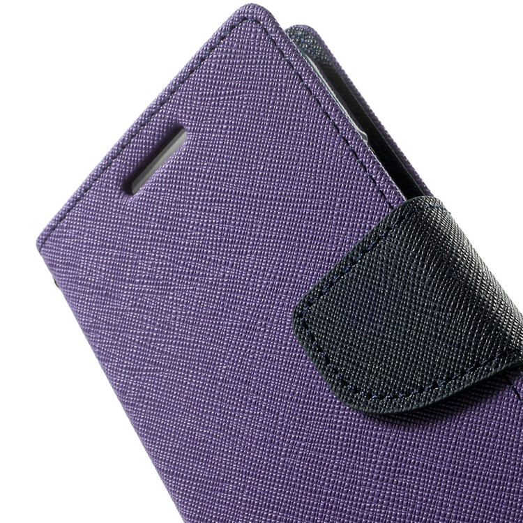 Mercury GOOSPERY Fancy Diary Leather Case Accessory for Samsung Galaxy A3 SM-A300F - Purple-7