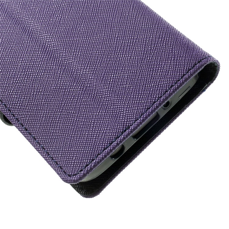 Mercury GOOSPERY Fancy Diary Leather Case Accessory for Samsung Galaxy A3 SM-A300F - Purple-8
