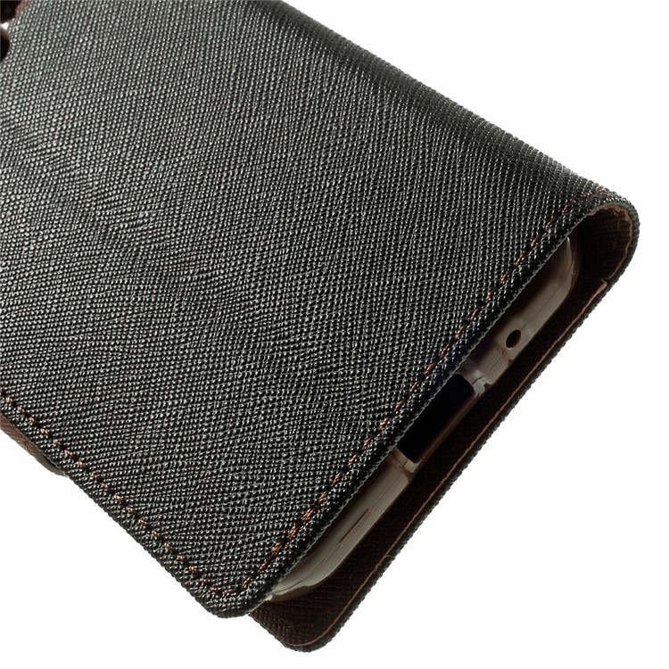Mercury GOOSPERY Fancy Diary Leather Wallet Cover for Samsung Galaxy Core Prime SM-G360 - Brown / Black-8