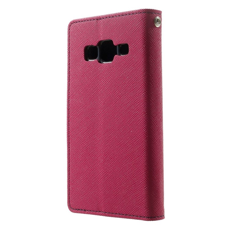 Mercury GOOSPERY Fancy Diary Leather Wallet Case for Samsung Galaxy Core Prime SM-G360 - Rose-2
