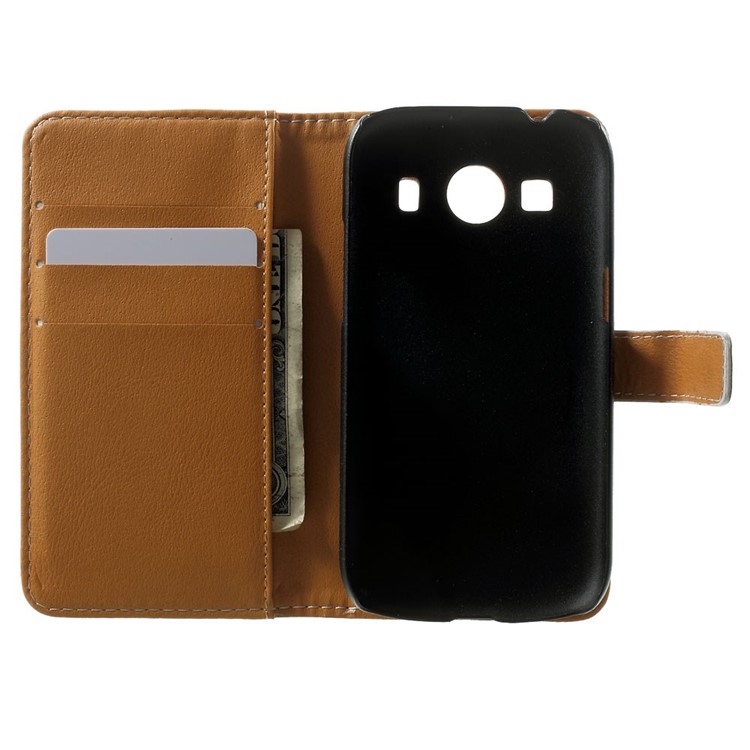 Wallet Leather Case for Samsung Galaxy Ace 4 SM-G357FZ / Ace Style LTE G357 - Bridge & Passerby-4