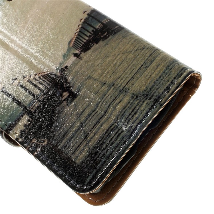Wallet Leather Case for Samsung Galaxy Ace 4 SM-G357FZ / Ace Style LTE G357 - Bridge & Passerby-8