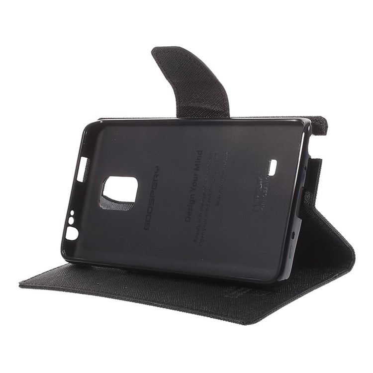 MERCURY Goospery Fancy Diary for Samsung Galaxy Note Edge SM-N915A SM-N915V Wallet Leather Stand Case - Black-4