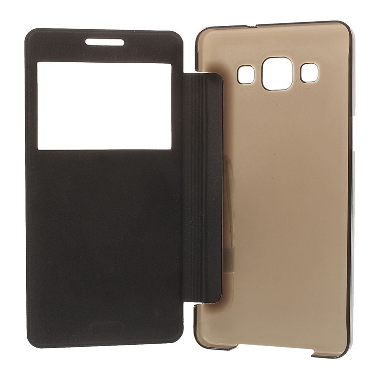 View Window Folio Leather Case for Samsung Galaxy A5 SM-A500F - Black-6