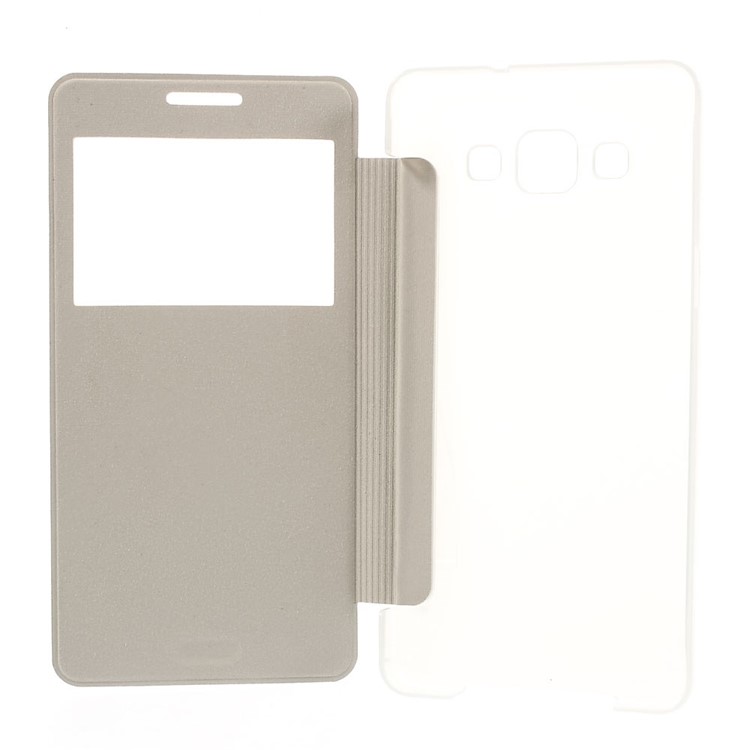 View Window Leather Case for Samsung Galaxy A5 SM-A500F - White-6