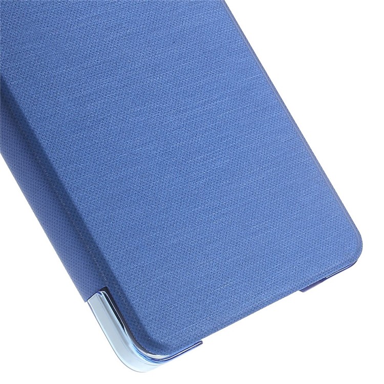 View Window Leather Shell for Samsung Galaxy A5 SM-A500F - Blue-4